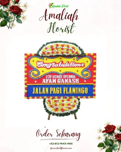 Bunga Papan Congratulation di Ampui